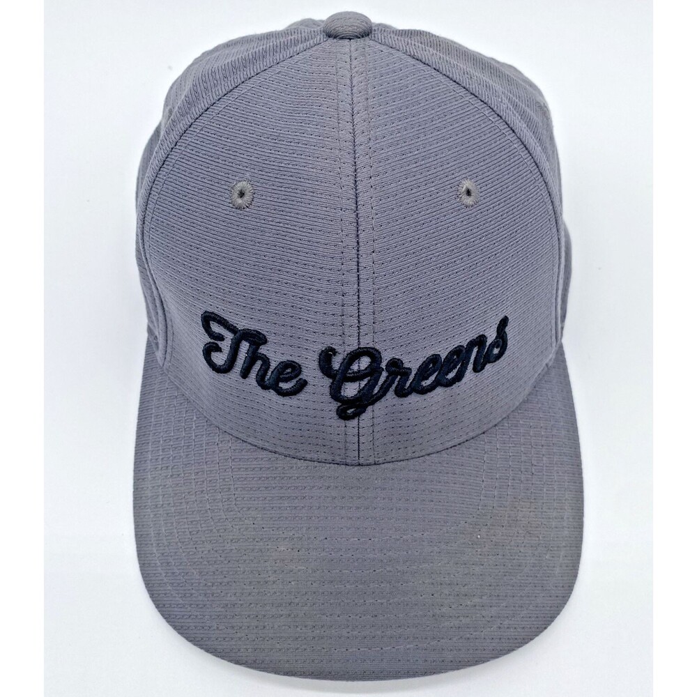 Travis Matthew Gray Snapback The Greens Logo Adjustable Golf Hat Cap One Size